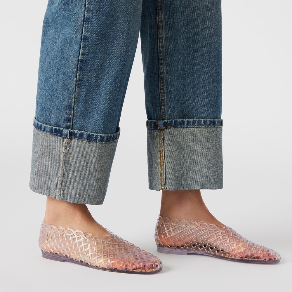 Steve Madden Grove Clear Flats